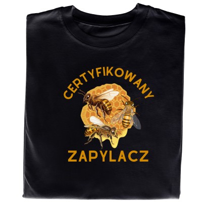 Koszulka „Certyfikowany Zapylacz” – Idealna dla Miłośników Pszczół i Natury!