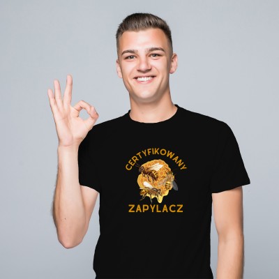 Koszulka „Certyfikowany Zapylacz” – Idealna dla Miłośników Pszczół i Natury!