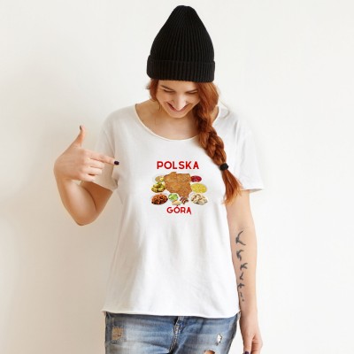 Koszulka „Polska Górą” – Dla Prawdziwych Fanów Polskiej Kuchni!