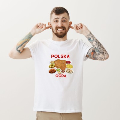 Koszulka „Polska Górą” – Dla Prawdziwych Fanów Polskiej Kuchni!