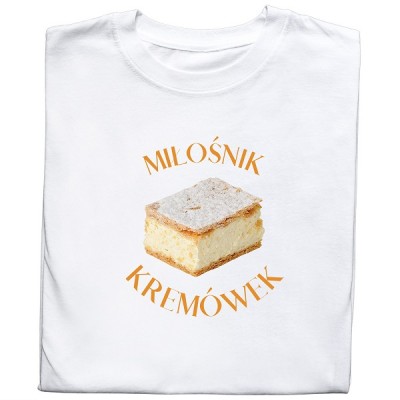 Koszulka „Miłośnik Kremówek” – Słodki Humor na Co Dzień!