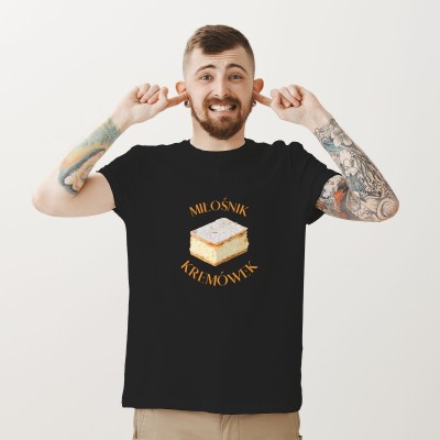 Koszulka „Miłośnik Kremówek” – Słodki Humor na Co Dzień!