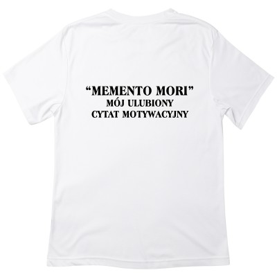 Koszulka z nadrukiem "Memento Mori"