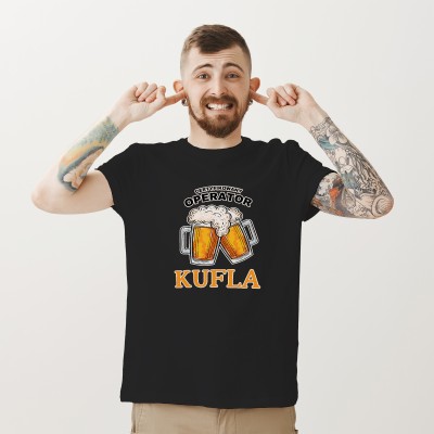 Koszulka „Certyfikowany Operator KUFLA” – Dla Prawdziwego Mistrza Piwa