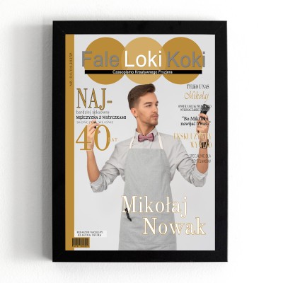Plakat Fale Loki Koki – Personalizowana Okładka dla Fryzjerów