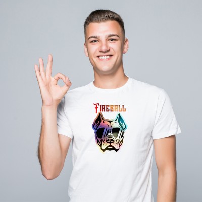 Koszulka „FIREBALL” – Wybuchowy styl na co dzień!
