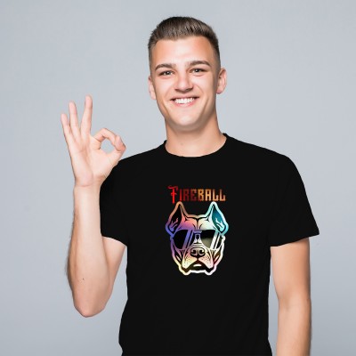 Koszulka „FIREBALL” – Wybuchowy styl na co dzień!