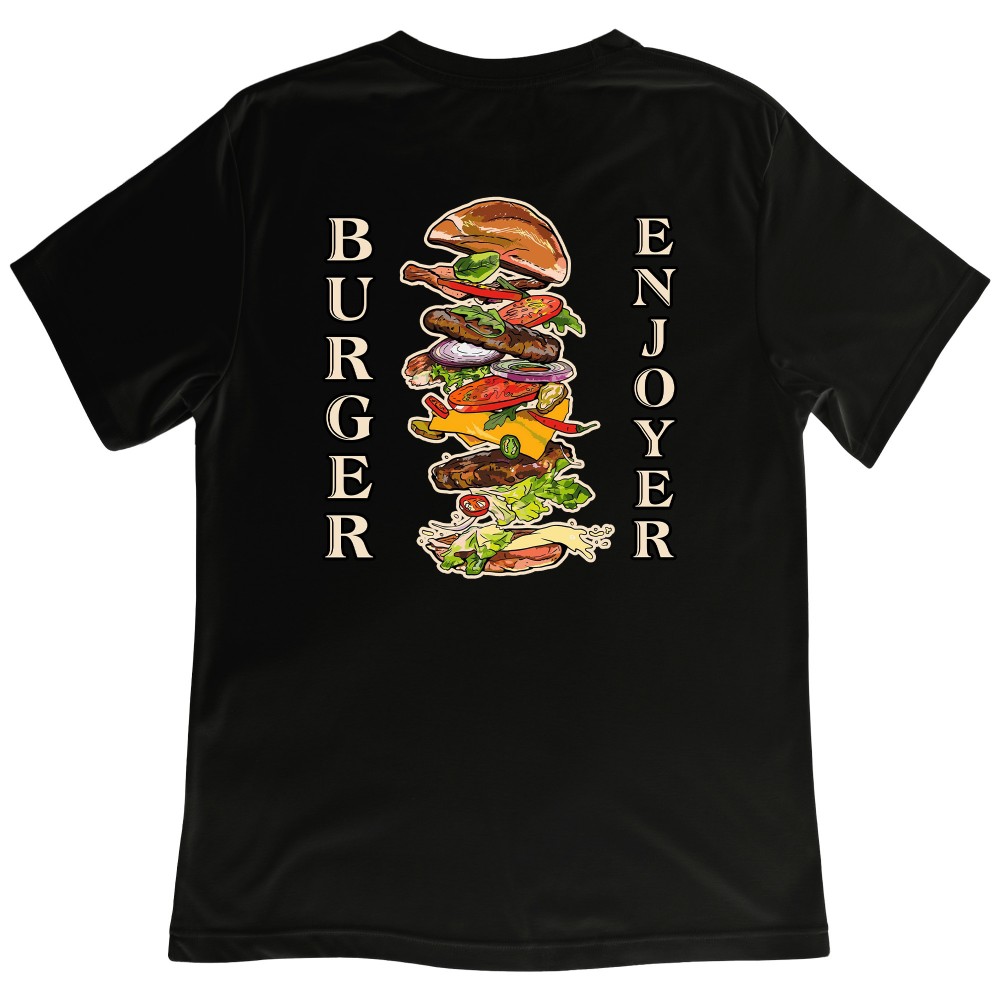 Koszulka BURGER ENJOYER – Dla Prawdziwych Fanów Burgerów