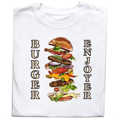 Koszulka BURGER ENJOYER – Dla Prawdziwych Fanów Burgerów