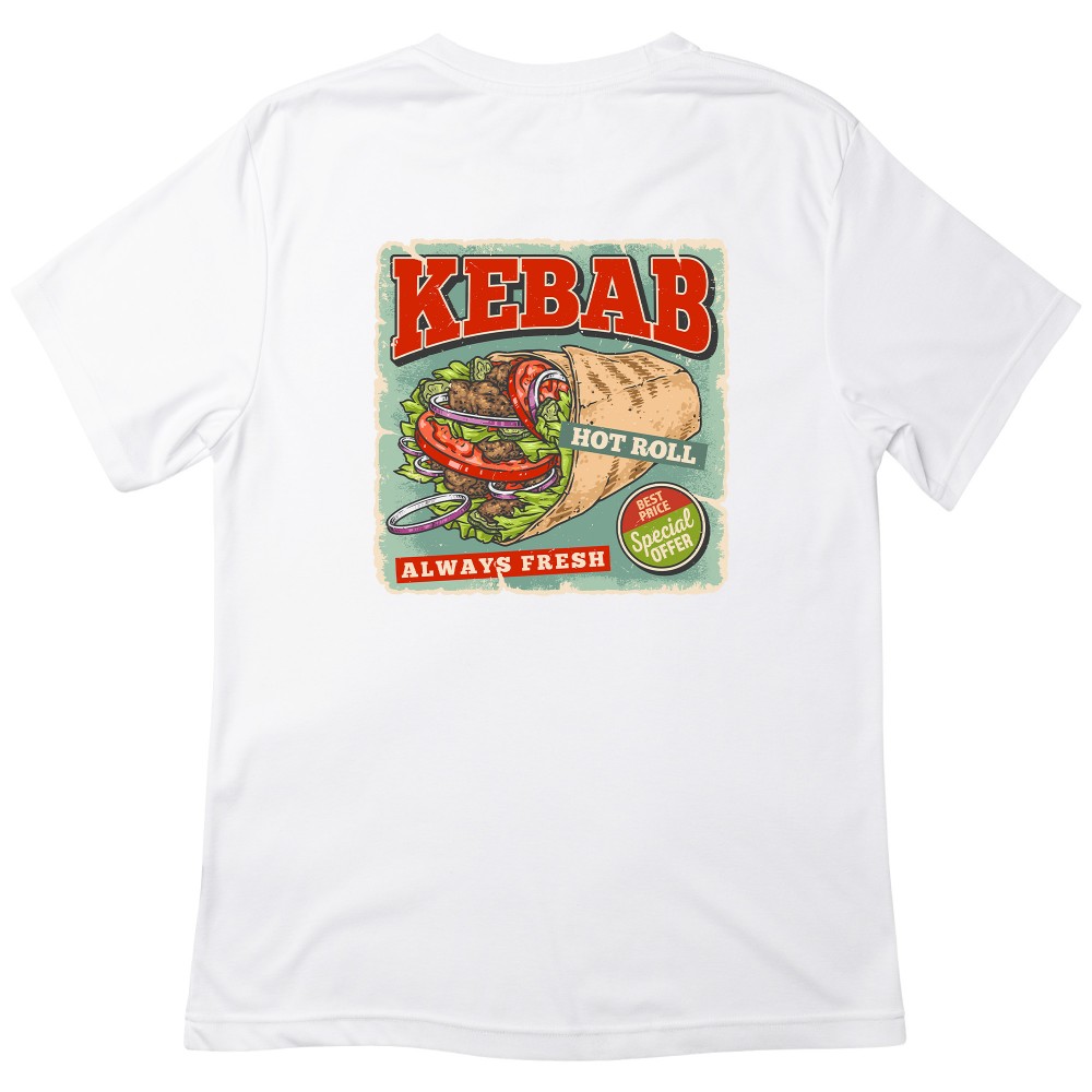 Koszulka z nadrukiem KEBAB – Klasyk Smaku