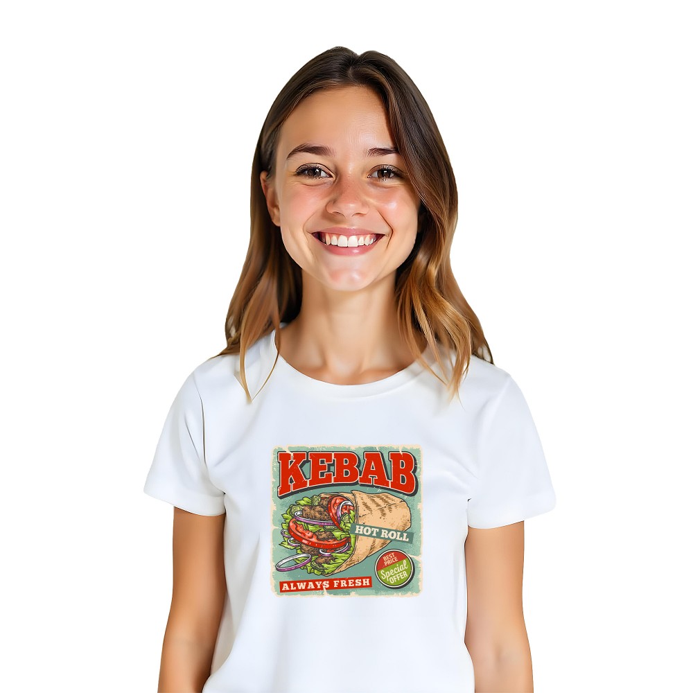 Koszulka z nadrukiem KEBAB – Klasyk Smaku
