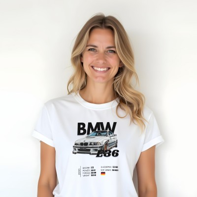 Koszulka z nadrukiem BMW E36 – Klasyk Stylu i Mocy