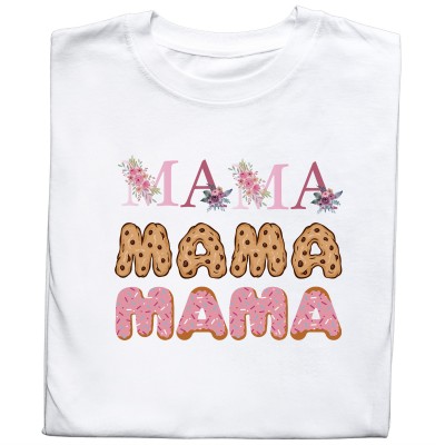 Koszulka z napisem „MAMA” – Prosto, dumnie, z sercem