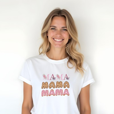 Koszulka z napisem „MAMA” – Prosto, dumnie, z sercem