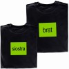 Zestaw koszulek „BRAT & SIOSTRA” – rodzinny duet z charakterem!