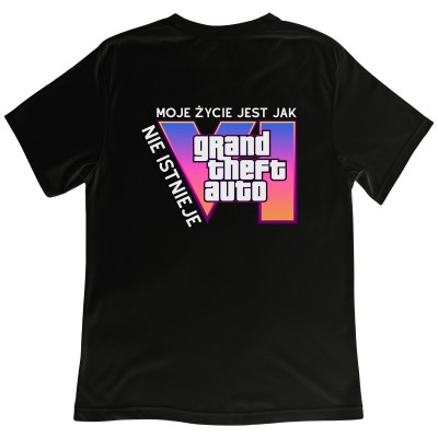 Koszulka z grafiką GTA – dla prawdziwego gracza