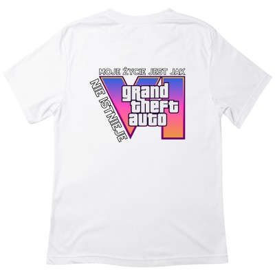 Koszulka z grafiką GTA – dla prawdziwego gracza