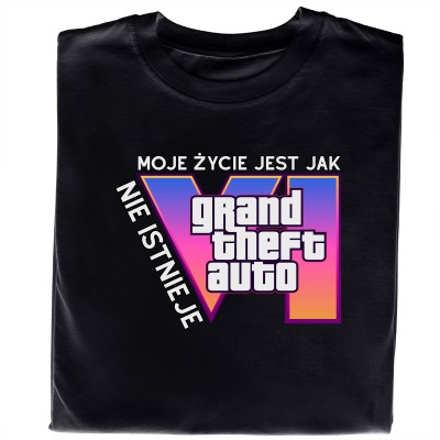 Koszulka z grafiką GTA – dla prawdziwego gracza
