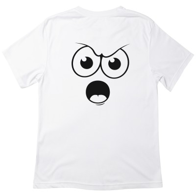 Koszulka z nadrukiem śmiesznej minki – styl i humor w jednym