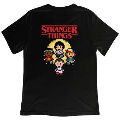 Koszulka z nadrukiem Stranger Things – Styl retro i klimat Hawkins