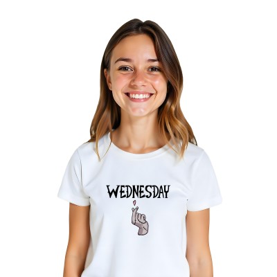 Koszulka z nadrukiem Wednesday