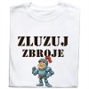 Koszulka z nadrukiem Zluzuj zbroje – wyjątkowy design