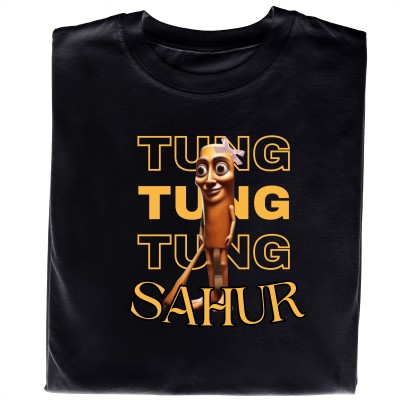Koszulka z nadrukiem "Tung Tung Tung Sahur" – kultowy vibe ramadanu