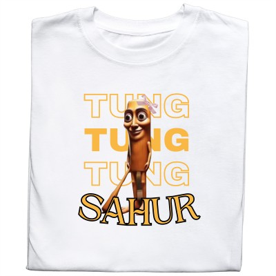 Koszulka z nadrukiem "Tung Tung Tung Sahur" – kultowy vibe ramadanu