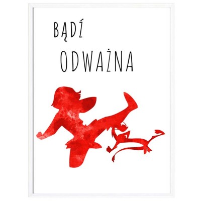 PLAKAT DO POKOJU DZIECIĘCEGO DISNEY + RAMKA