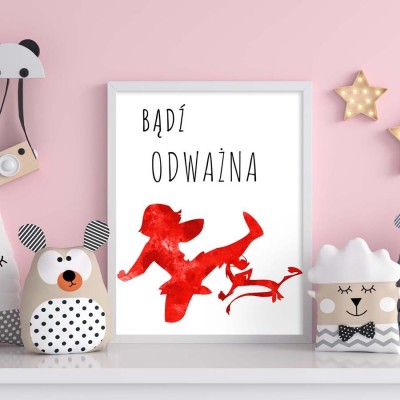 PLAKAT DO POKOJU DZIECIĘCEGO DISNEY + RAMKA
