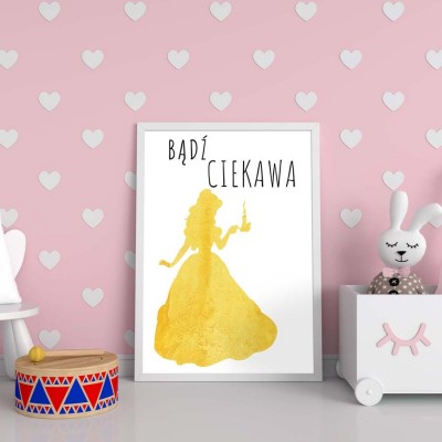PLAKAT DO POKOJU DZIECIĘCEGO DISNEY + RAMKA