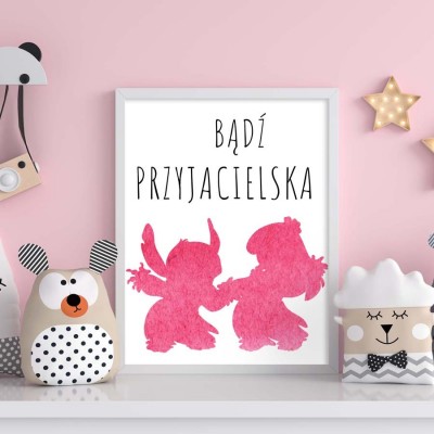 PLAKAT DO POKOJU DZIECIĘCEGO DISNEY + RAMKA