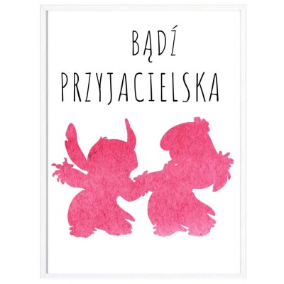 PLAKAT DO POKOJU DZIECIĘCEGO DISNEY + RAMKA