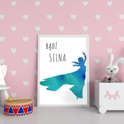 PLAKAT DO POKOJU DZIECIĘCEGO DISNEY + RAMKA