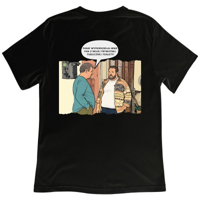 Koszulka z nadrukiem „Boczek Mistrz Życia” – Świat Według Kiepskich z Humorem!