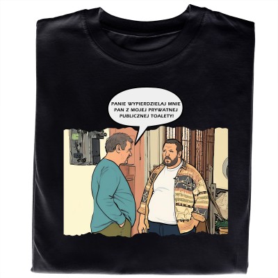 Koszulka z nadrukiem „Boczek Mistrz Życia” – Świat Według Kiepskich z Humorem!