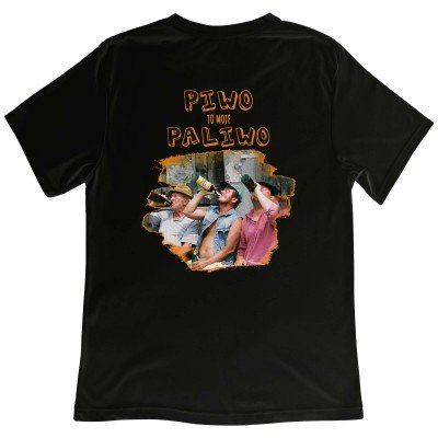 Koszulka z Nadrukiem Ranczo – Piwo To Moje Paliwo