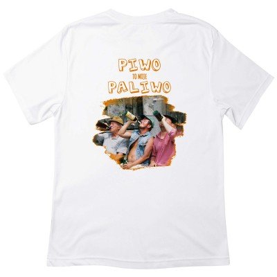 Koszulka z Nadrukiem Ranczo – Piwo To Moje Paliwo