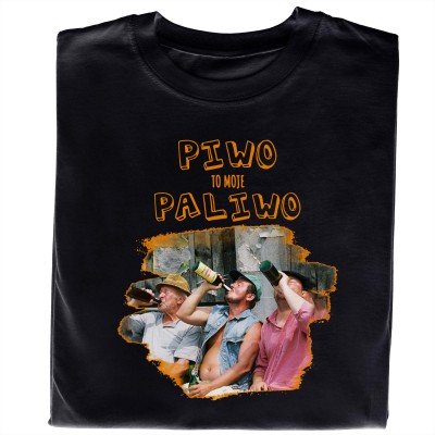 Koszulka z Nadrukiem Ranczo – Piwo To Moje Paliwo