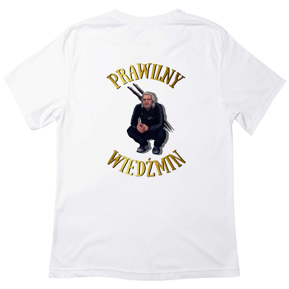 Koszulka Z Nadrukiem Prawilny Wiedźmin Witcher Prezent Meme