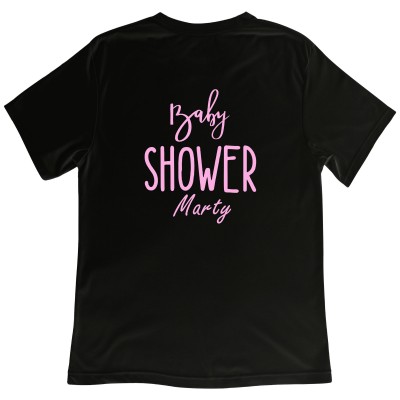 Koszulka z Nadrukiem Baby Shower – Personalizowana z Twoim Imieniem