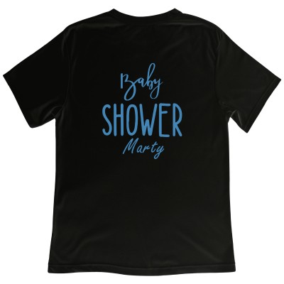 Koszulka z Nadrukiem Baby Shower – Personalizowana z Twoim Imieniem