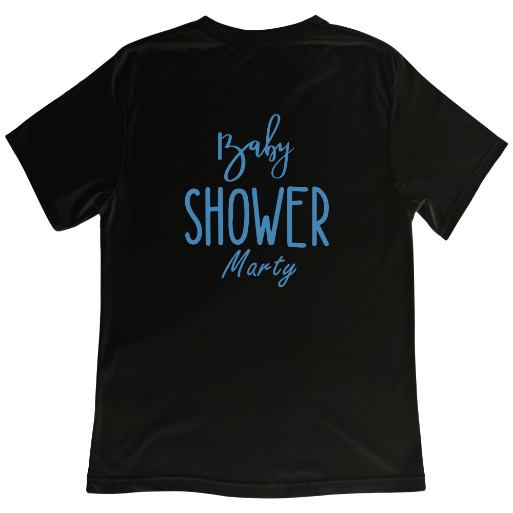 Koszulka z Nadrukiem Baby Shower – Personalizowana z Twoim Imieniem