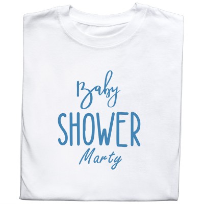 Koszulka z Nadrukiem Baby Shower – Personalizowana z Twoim Imieniem
