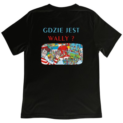 Koszulka z Nadrukiem „Gdzie jest Wally?” – Śmieszna Koszulka