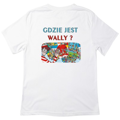Koszulka z Nadrukiem „Gdzie jest Wally?” – Śmieszna Koszulka