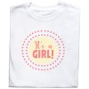 Koszulka z Nadrukiem „It’s a Girl!” – Baby Shower | Koszulka dla Przyszłej Mamy