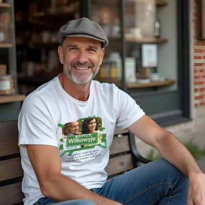 Koszulka z Nadrukiem „Ranczo Wilkowyje” – Śmieszna Koszulka