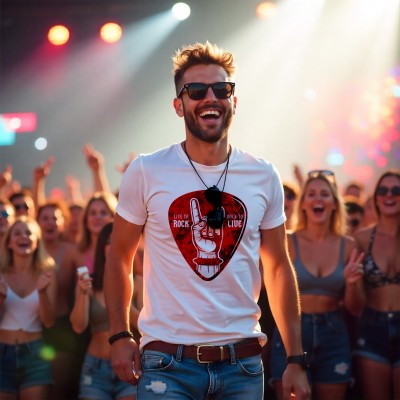 Koszulka Rock 'n' Roll – Koszulka z Motywem Muzycznym
