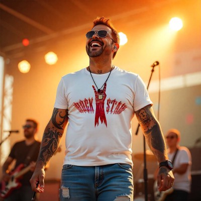 Koszulka Rock 'n' Roll – Prezent dla Fana Rocka
